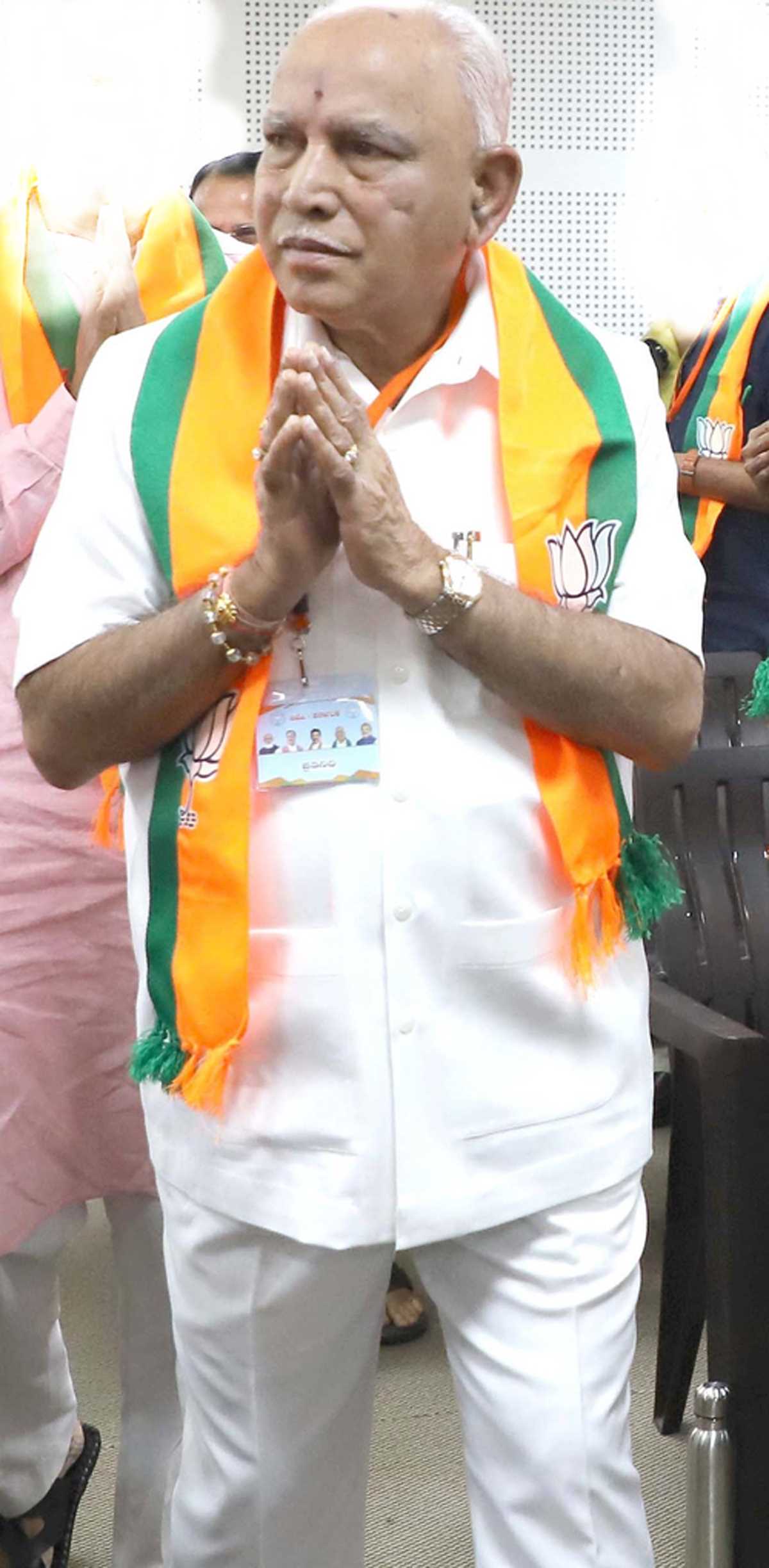 कर्नाटक में कांग्रेस की अंदरूनी कलह बदतर होती जा रही : येदियुरप्पा